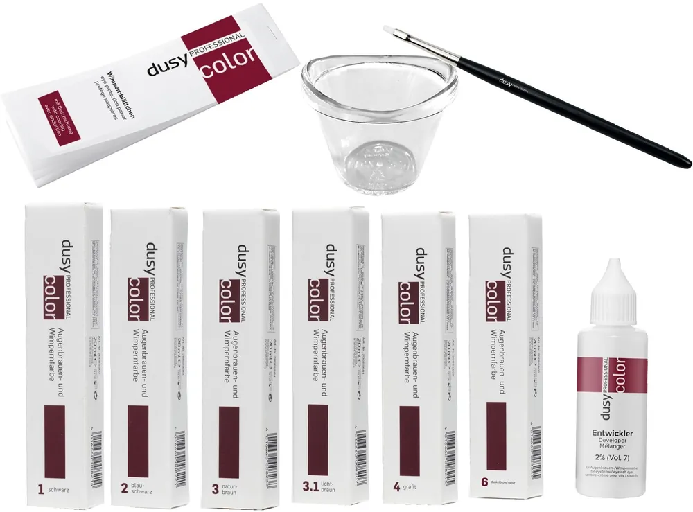 Dusy Augenbrauen & Wimpernfarbe Starterset Direktkauf