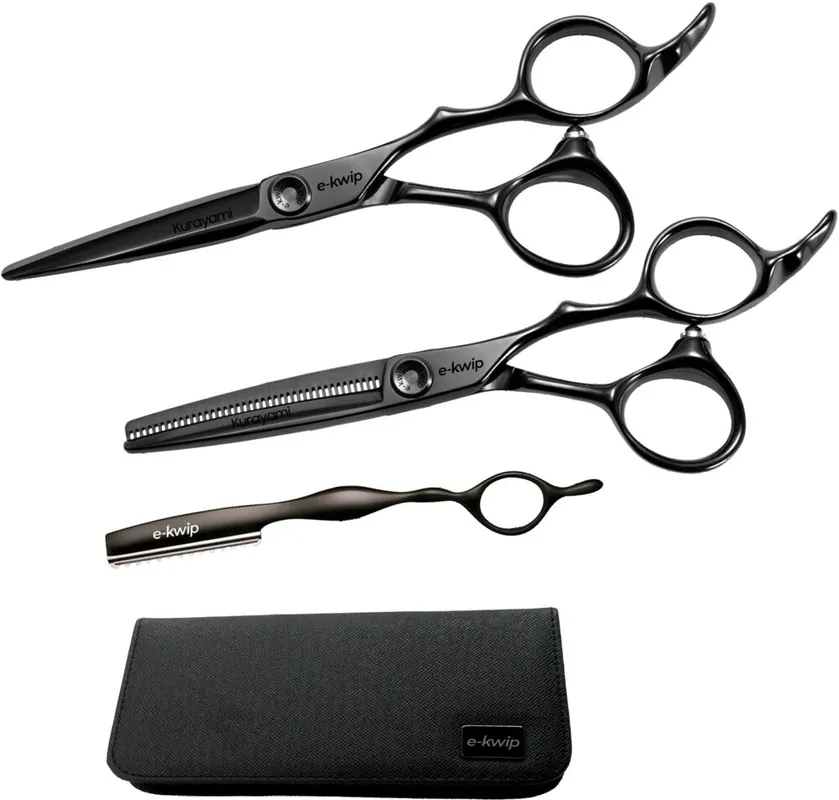Bestseller E-Kwip Kurayami offset + Modellierschere + Razor
