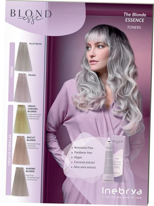 Blondesse Toner Color Chart 5 Nuancen Preis Gesenkt