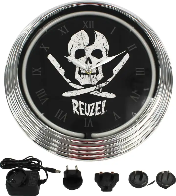 Nur Für Kurze Zeit Jolly Roger Neon Clock