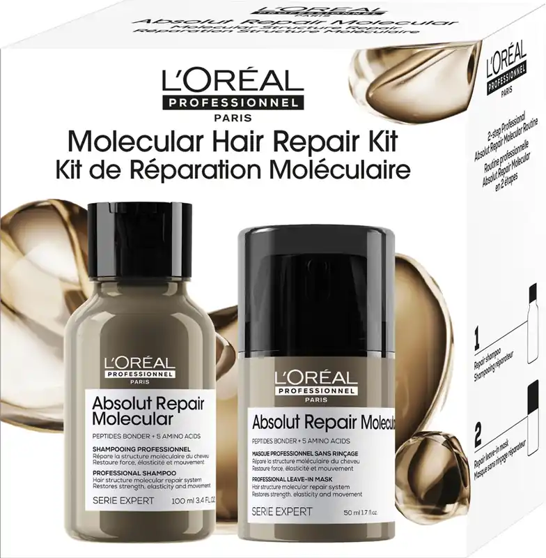 Serie Expert Absolut Repair Molecular Shampoo + Leave-In Garantierte Lieferung