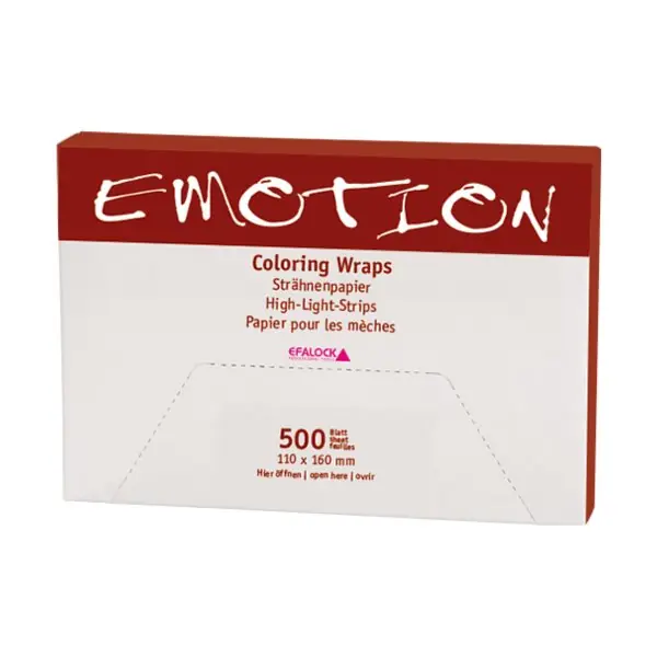 Efalock Coloring Wraps Strähnenpapier kurz 110 x 160 mm 500 Blatt Box Saisonangebot