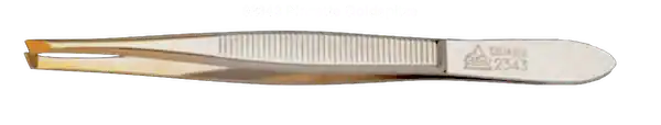 Becker Manicure Erbe 92343 Pinzette Goldspitze schräg abgewinkelt Schneller Versand