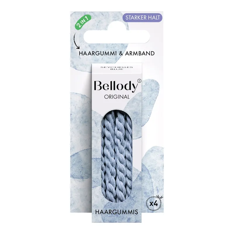 Solange Der Vorrat Reicht Bellody Original Haargummis Seychelles Blue (Hellblau)