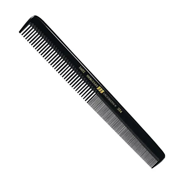 Hercules Sägemann NYH Ebonit Kamm Haarschneidekamm 7'' No. 1602-354 Schneller Versand