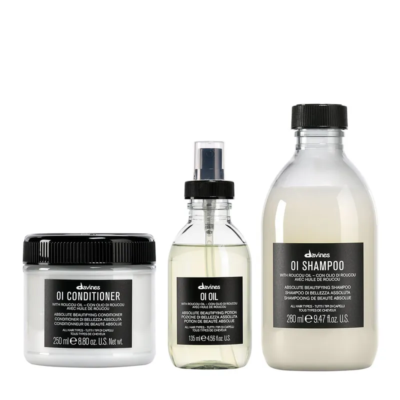Top-Angebot Davines OI Set Shampoo 280 ml + Conditioner 250 ml + Oi Oil 135 ml
