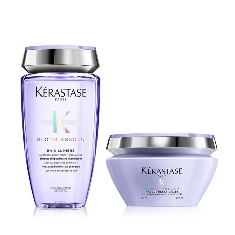 Direktkauf KÉRASTASE Blond Absolu Set Bain Lumiere 250ml + Masque Ultra Violet 200ml