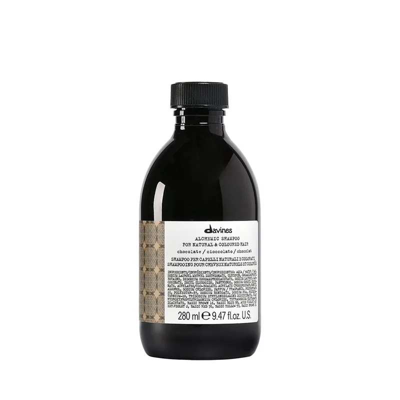 Solange Der Vorrat Reicht Davines Alchemic Chocolate Shampoo 280 ml