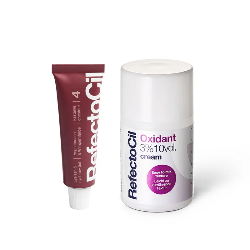 RefectoCil Set Nr. 4 Kastanie + Entwicklungscreme 3% Preisreduziert