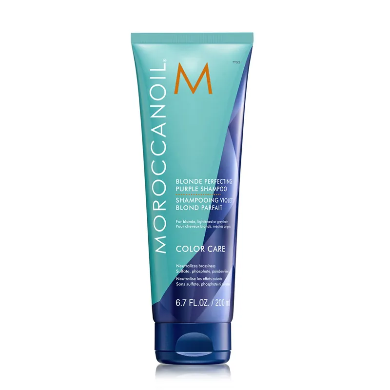 Billig Moroccanoil Blonde Perfecting Purple Shampoo 200 ml