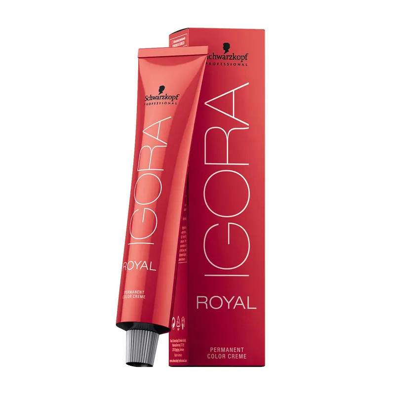 Schwarzkopf IGORA ROYAL 6-1 Dunkelblond Cendré 60 ml Knallerangebot