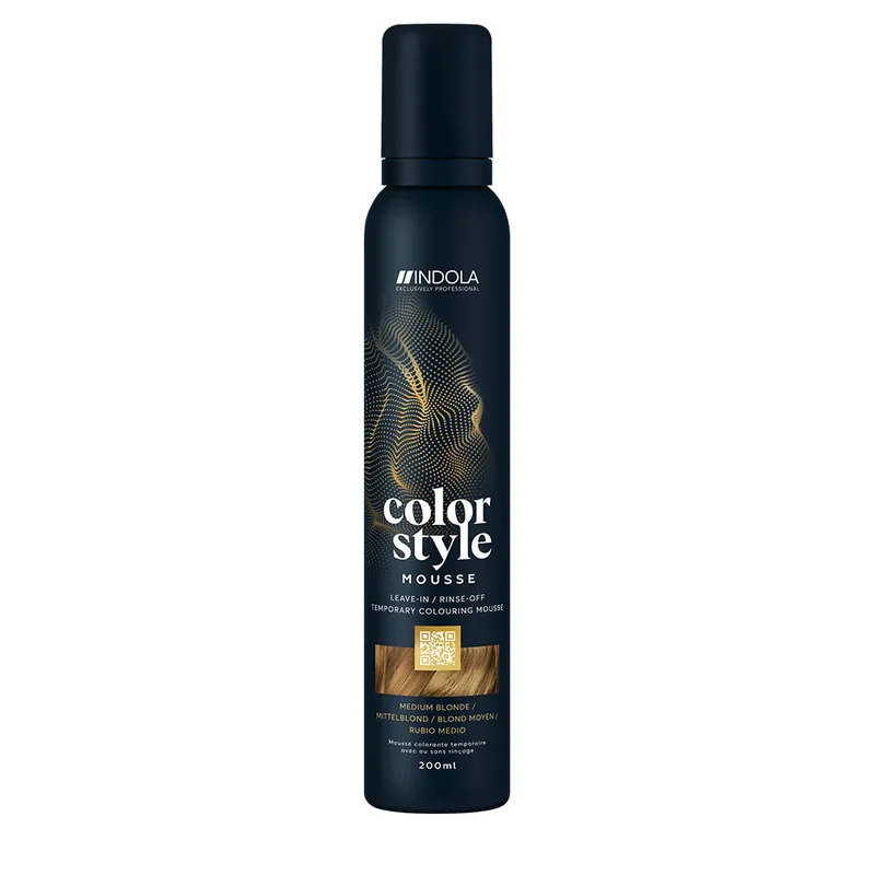 Top-Seller INDOLA Color Style Mousse Mittelblond 200 ml