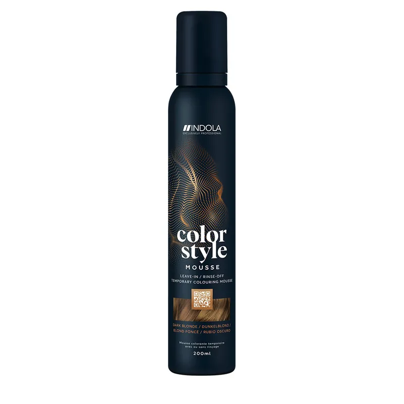 Neuheit INDOLA Color Style Mousse Dunkelblond 200 ml