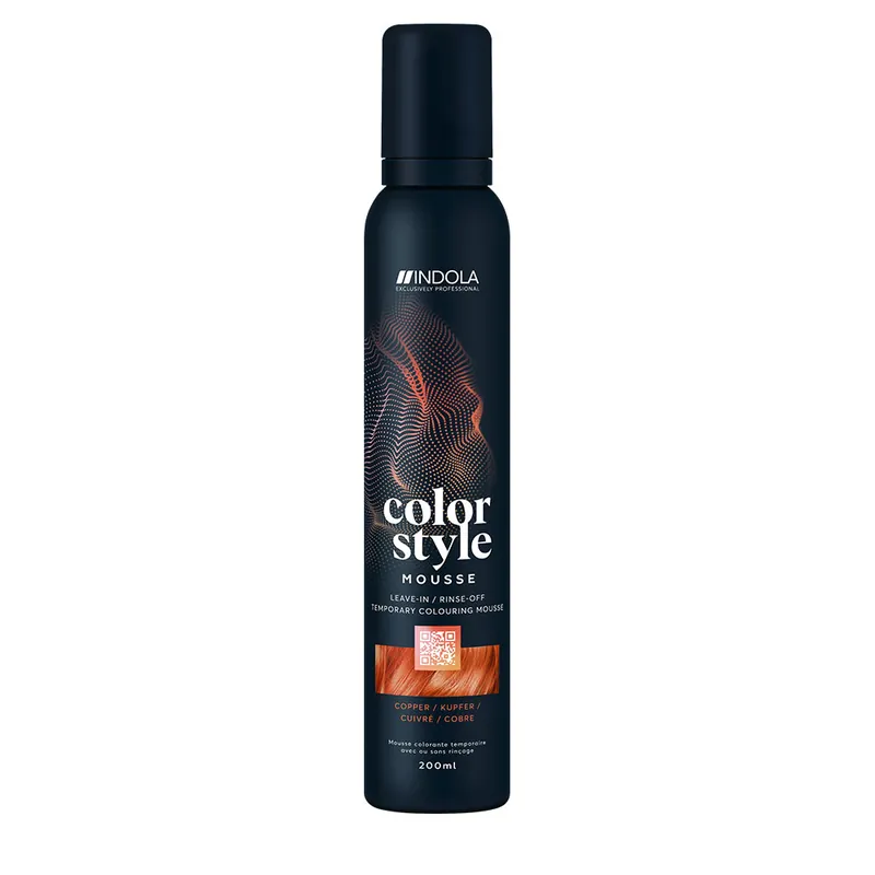 INDOLA Color Style Mousse Kupfer 200 ml Markenprodukt
