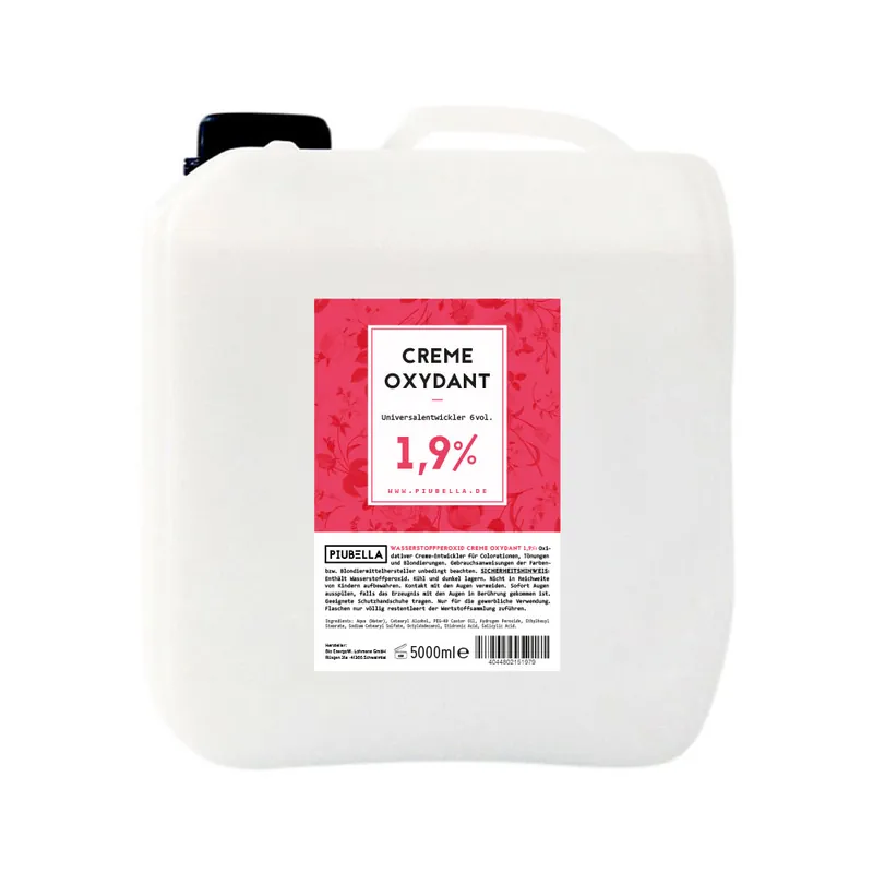 Beliebt Piubella Creme Oxydant 1,9% Universal Entwickler 5000 ml