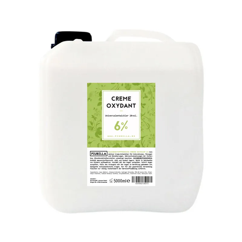 Neuheit Piubella Creme Oxydant 6% Universal Entwickler 5000 ml