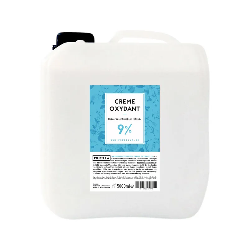 Garantierte Lieferung Piubella Creme Oxydant 9% Universal Entwickler 5000 ml