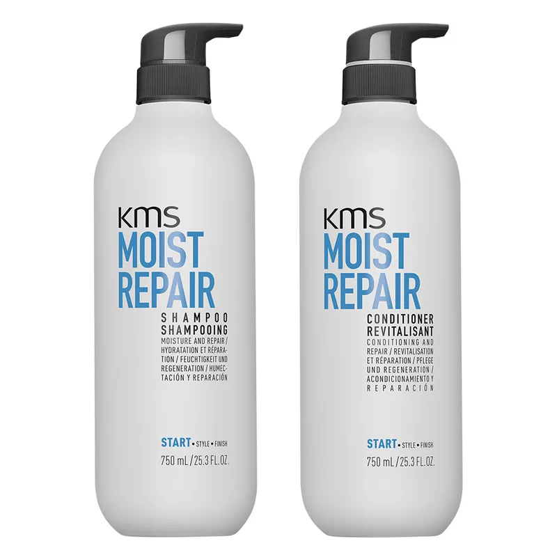 Angebot KMS Moistrepair Maxi Set Shampoo 750 ml + Conditioner 750 ml