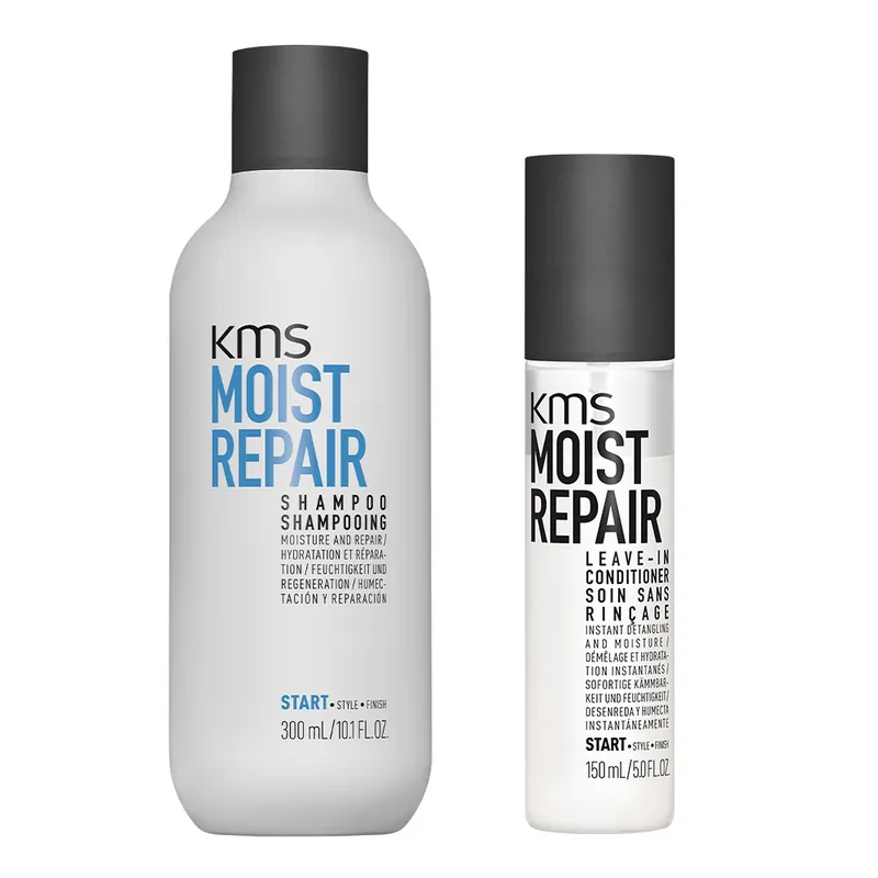 Direktkauf KMS Moistrepair Set Shampoo 300 ml + Leave-in Conditioner 150 ml