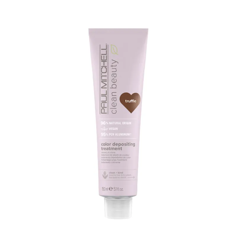 Billig Paul Mitchell clean beauty color depositing treatment truffle 150 ml