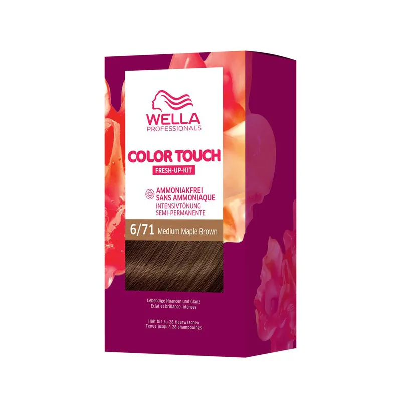 Wella Color Touch FRESH UP KIT Deep Browns 6/71 dunkelblond braun-asch 130 ml Highlight