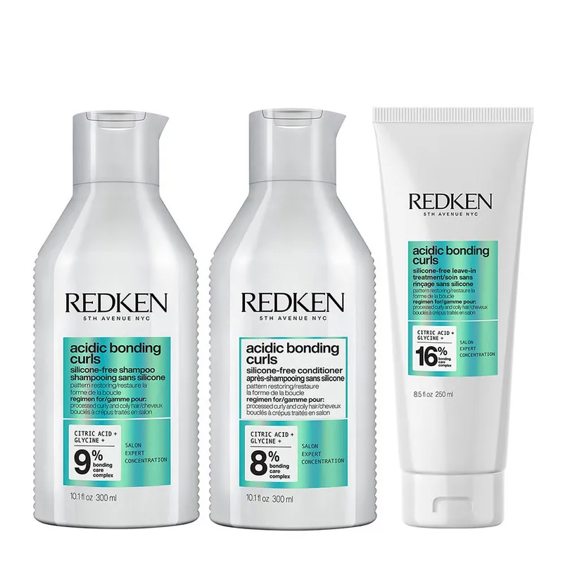 Redken Acidic Bonding Curls Set Shampoo 300 ml + Conditioner 300 ml + Leave-In Treatment 250 ml Heißes Angebot