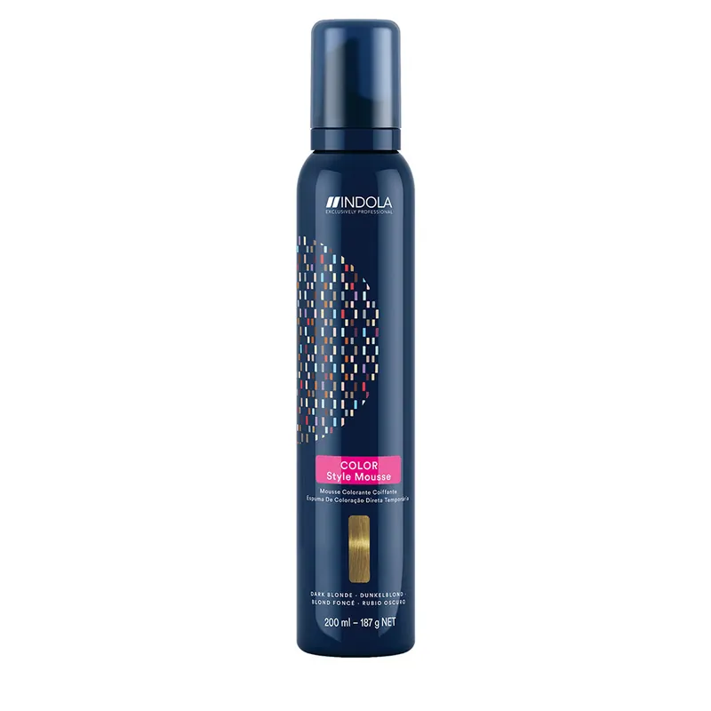 Highlight INDOLA Color Style Mousse Dunkelblond 200 ml