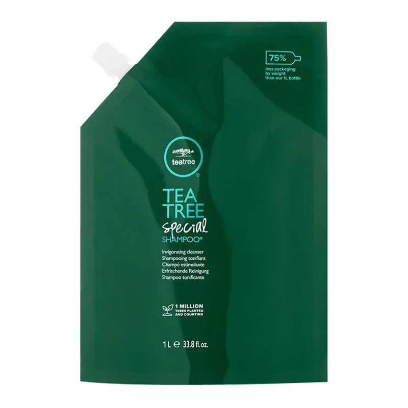 Paul Mitchell TEA TREE SPECIAL Shampoo 1.000 ml Refill Pouch Versand Am Gleichen Tag