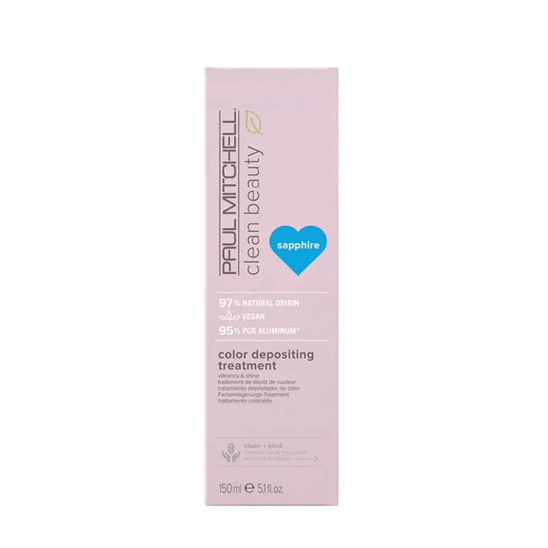Neue Ware Paul Mitchell Clean Beauty Color Depositing Treatment Sapphire 150 ml