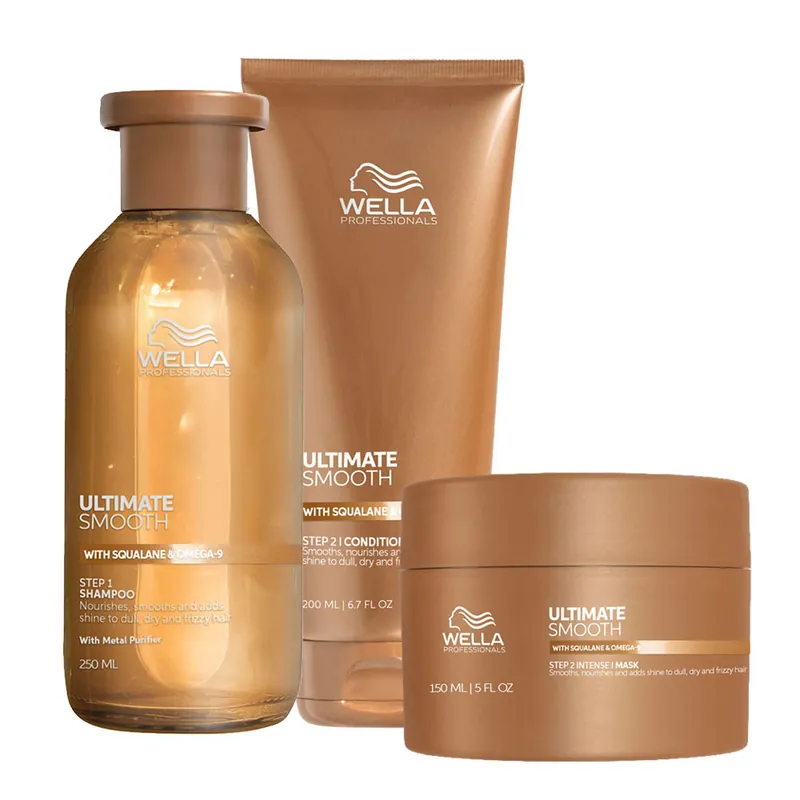Wella Professionals Ultimate Smooth Set Shampoo 250 ml + Conditioner 200 ml + Mask 150 ml Neuheit