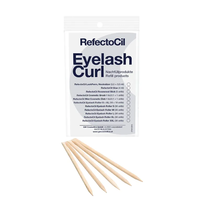 RefectoCil Eyelash Curl Refill Rosenholzstäbchen Nur Für Kurze Zeit