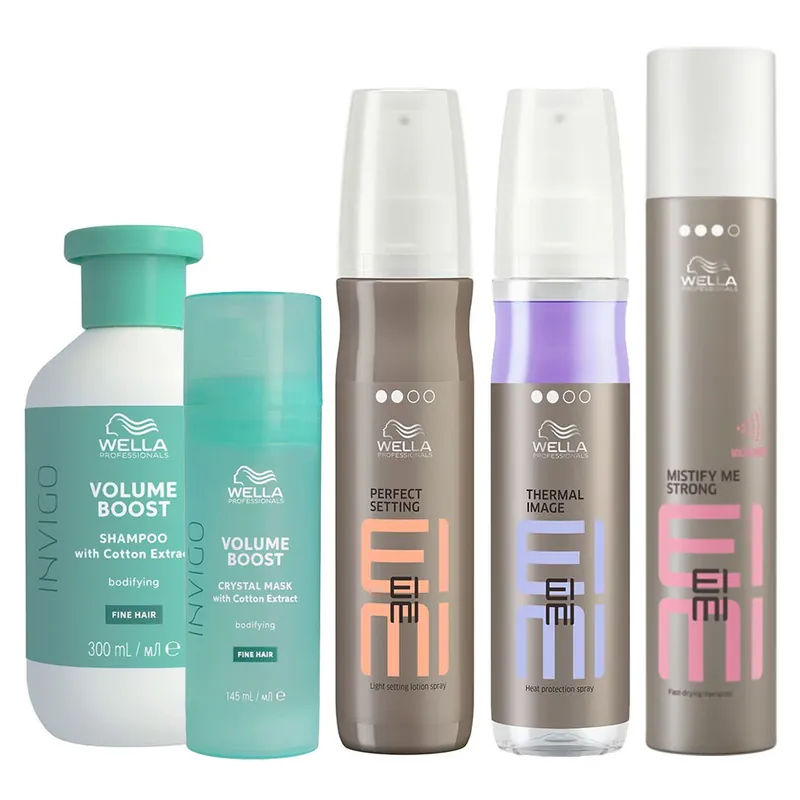 Online Kaufen Wella Volumenroutine Komplett-Set für maximales Volumen und extra langen Halt