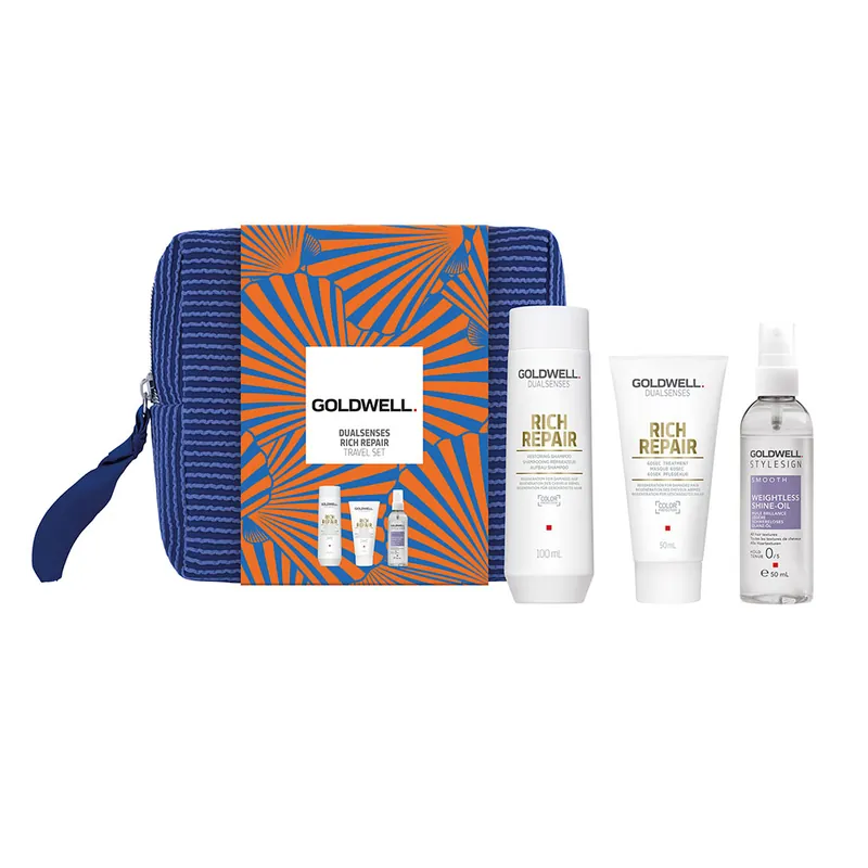 Goldwell Dualsenses RICH REPAIR Travel Set für trockenes und geschädigtes Haar Sonderaktion