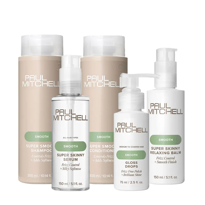 Schneller Versand Paul Mitchell Smooth Set Super Skinny Anti-Frizz-Routine