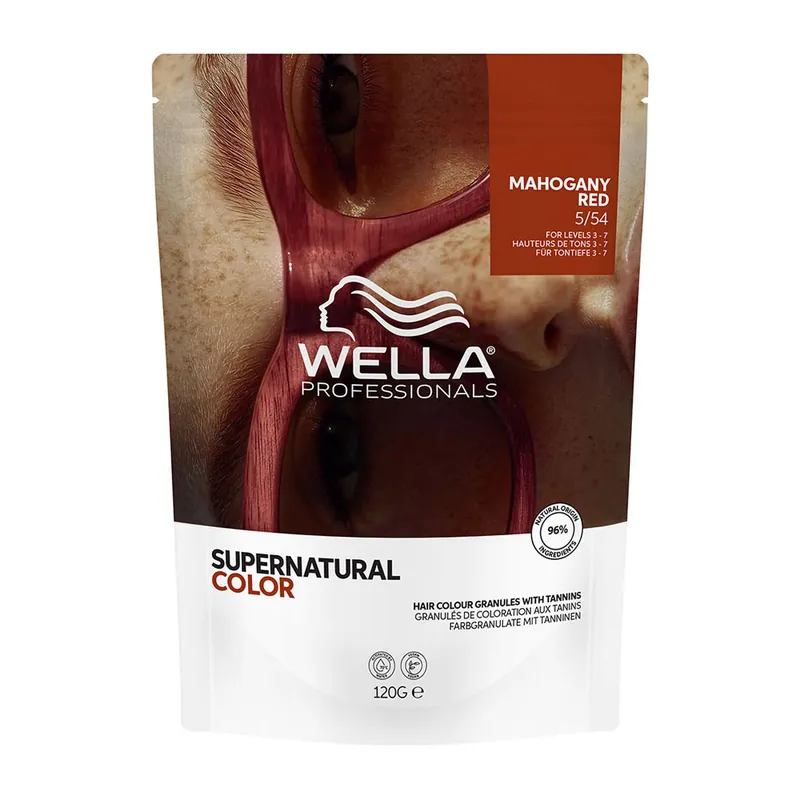 Echt Wella Supernatural Color 5/54 Mahogany Red 120 g