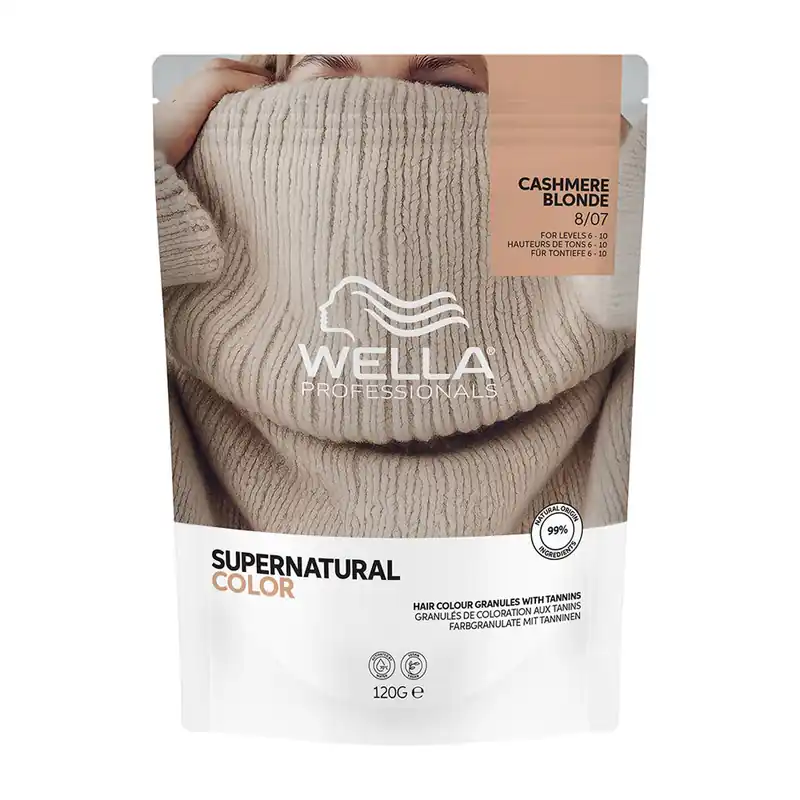 Sale Wella Supernatural Color 8/07 Cashmere Blonde 120 g