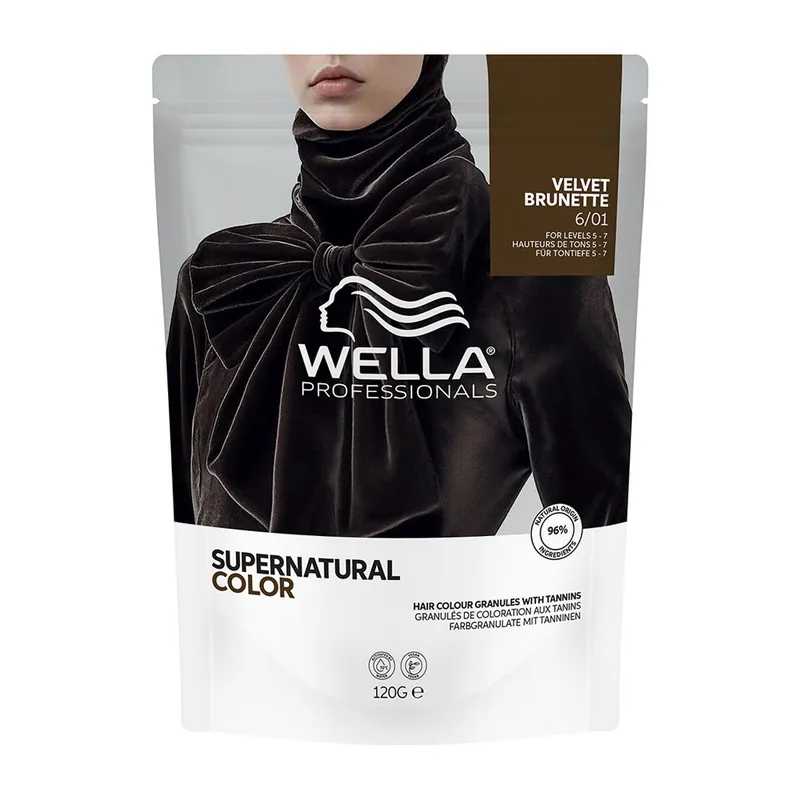 Neue Ware Wella Supernatural Color 6/01 Velvet Brunette 120 g