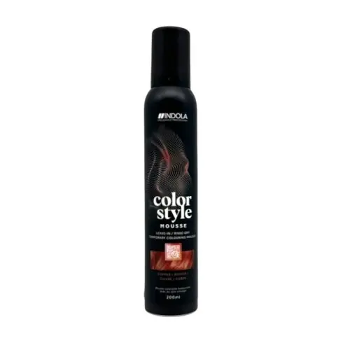 Billig Indola Color Style Mousse Kupfer 200 ml