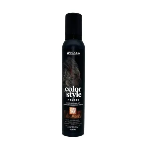 Indola Color Style Mousse Hellbraun Haselnuss 200 ml Neuheit