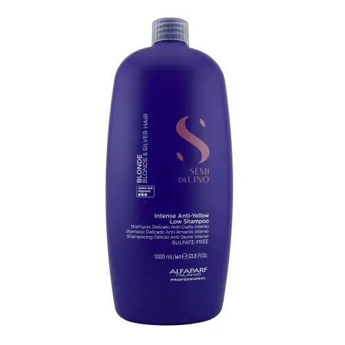 Neu Im Sortiment Alfaparf Semi di Lino Blond Intense Anti Yellow Shampoo 1000 ml