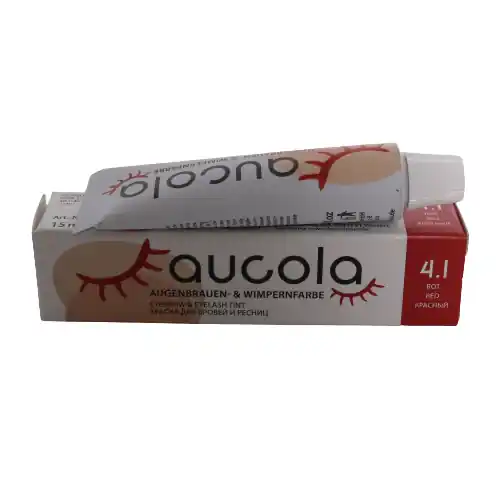 aucola Augenbrauen- & Wimpernfarbe 4.1 rot 15ml Preiswert