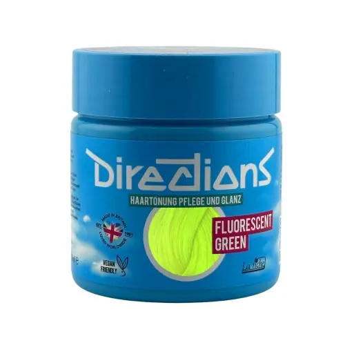 Directions fluorescent green 100 ml Begrenztes Angebot