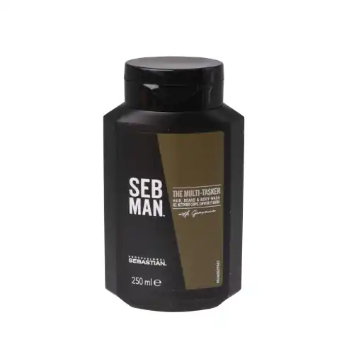 Rabatt Sebastian Man The Multitasker 3in1 Hair, Beard & Body Wash 250 ml