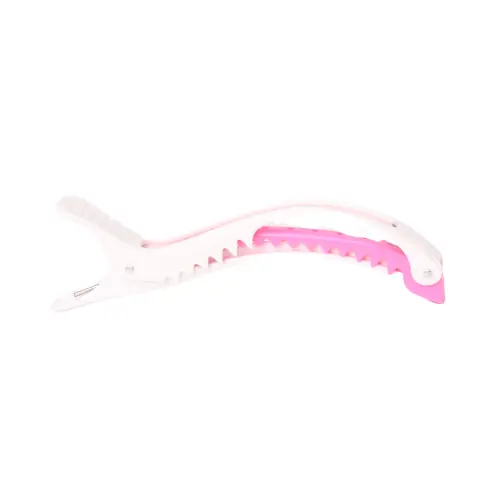 Spezial-Hairclip weiss pink 4 Stück Kracherpreis