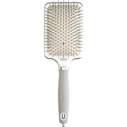 Olivia Garden Expert Care Rectangular Nylonborsten Silber L Saisonangebot