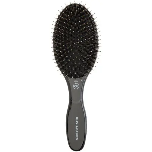 Neue Ware Olivia Garden Expert Care Oval Wildschwein-/Nylonborsten Schwarz
