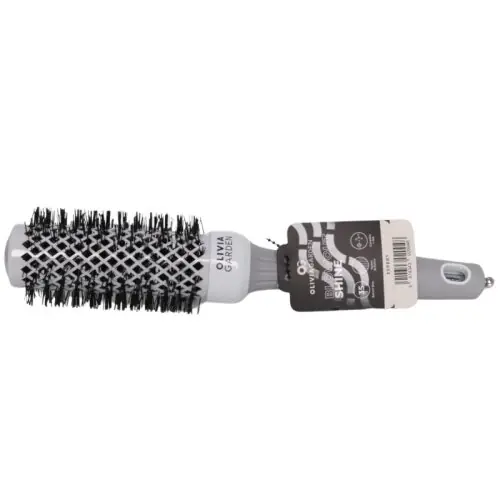 Super-Preis Olivia Garden Expert Blowout Shine Weiß&Grau 35 mm