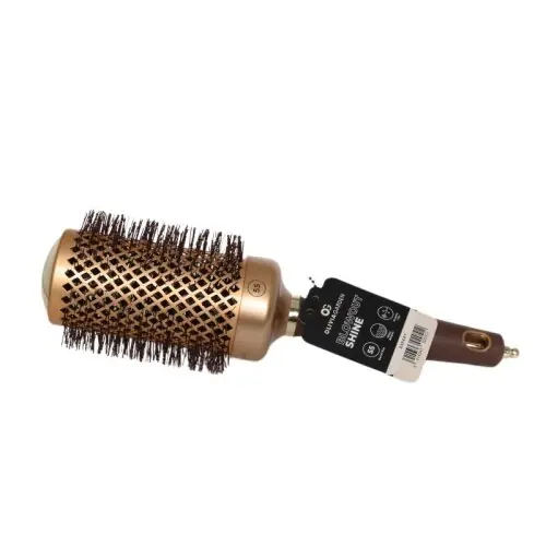 Olivia Garden Expert Blowout Shine Gewellte Borsten Gold&Braun 55 mm Super-Preis