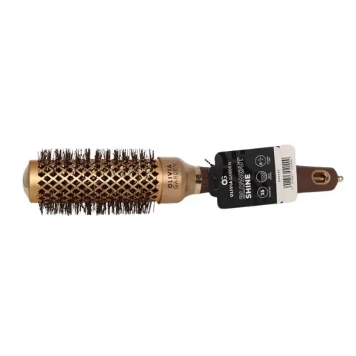 Olivia Garden Expert Blowout Shine Gewellte Borsten Gold&Braun 35 mm Preisknaller