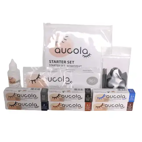 aucola Starter Set Augenbrauen- & Wimpernfarbe Knallerangebot